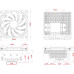 Кулер для процессора/ CPU Cooler ID-COOLING IS-67-XT BLACK (150W, 4-pin PWM, 67mm, Al/Cu, 6x6mm, 1x120mm, 67.58CFM, 32.3dBA, 2200RPM, S: 1851/1700/1200/115X, AM5/AM4, Black)