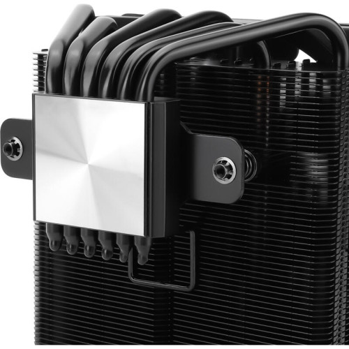 Кулер для процессора/ CPU Cooler Thermalright SI-100 Black (4-pin PWM, 74.8mm, Ni/Cu, 6x6mm, 1x120mm, 72.37CFM, 27.7dBA, 2000RPM, S: 1851/1700/1200/20XX/115X, AM5/AM4, black)
