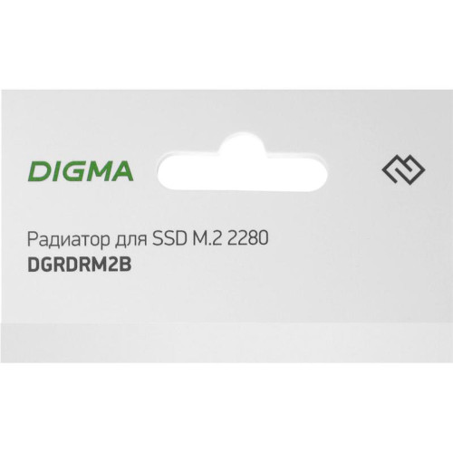 Радиатор для SSD Digma DGRDRM2B черный металл Ret