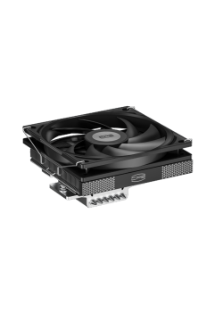 Кулер для процессора/ PCCooler RC600-67 (125W, 4-pin PWM, 67.5mm, Al, 4x6mm, 1x120mm, 62.5CFM, 32.5dBA, 2300RPM, S: 1851/1700/1200/115X, AM5/AM4, black)