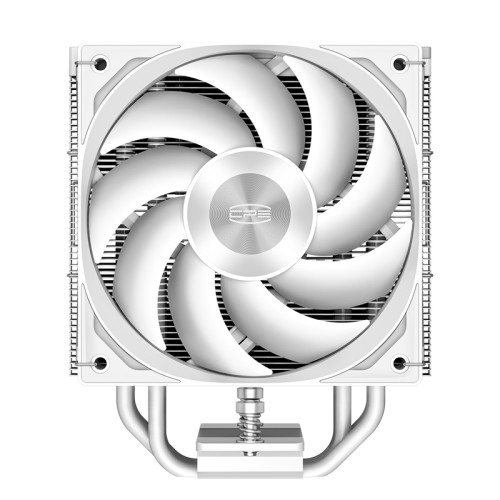 Кулер для процессора/ PCCooler RZ400 V2 WH (230W, 4-pin PWM, 155mm, Al/Cu, 4x6mm, 1x120mm, 86.73CFM, 32dBA, 2200RPM, S: 1851/1700/1200/115X, AM5/AM4, black)