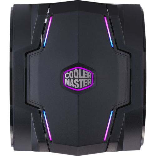 Кулер для процессора/ Cooler Master MasterAir MA610P (180W, 4-pin, 170.4mm, tower, Al/Cu, ARGB, fans: 2x120mm/62CFM/27dBA/1800rpm, 1200/115X/2066/2011-V3/2011/AM4/AM3/AM3+/AM2/AM2+/FM2/FM2+/FM1, ARGB Controller, 1700/AM5 only with bracket)