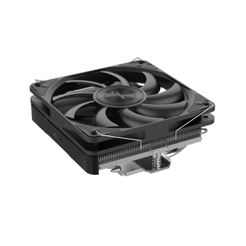 Кулер для процессора/ CPU Cooler SAMA U60 (190W, 4-pin PWM, 67mm, 6x6mm, 1x120mm, 61.51CFM, 36.4dBA, 1800RPM, S: 1851/1700/1200/115X, AM5/AM4, black)