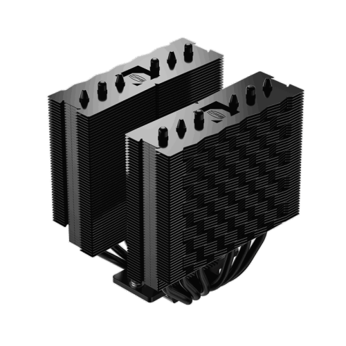 Кулер для процессора/ CPU Cooler PCCooler RT620 ARGB BK (250W, 4-pin PWM, 157mm, Al/Cu, 6x6mm, 2x120mm, 73.32CFM, 34.9dBA, 2200RPM, S: 1851/1700/1200/115X, AM5/AM4, black)