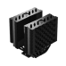 Кулер для процессора/ CPU Cooler PCCooler RT620 ARGB BK (250W, 4-pin PWM, 157mm, Al/Cu, 6x6mm, 2x120mm, 73.32CFM, 34.9dBA, 2200RPM, S: 1851/1700/1200/115X, AM5/AM4, black)