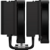Кулер для процессора/ CPU Cooler Corsair A115 Twin Tower (270W, 4-pin PWM, 165mm, Al/Cu, 6x6mm, 2x140mm, 84.5CFM, 33.9dBA, 1600RPM, S: 1851/1700/1200/115X, AM5/AM4, black)
