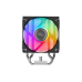 Кулер для процессора/ CPU Cooler SAMA X40L (200W, 4-pin PWM, 133.5mm, 4x6mm, ARGB, 1x100mm, 50.1CFM, 35.2dBA, 2600RPM, S: 1851/1700/1200/115X, AM5/AM4, silver)