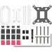 Кулер для процессора/ CPU Cooler ID-COOLING IS-67-XT WHITE (150W, 4-pin PWM, 67mm, Al/Cu, 6x6mm, 1x120mm, 67.58CFM, 32.3dBA, 2200RPM, S: 1851/1700/1200/115X, AM5/AM4, White)