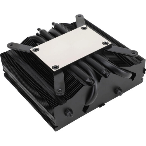Кулер для процессора/ CPU Cooler Thermalright AXP-90 X53 Black (4-pin PWM, 38mm, Ni/Cu, 4x6mm, 1x92mm, 42.58CFM, 22.4dBA, 2700RPM, S: 1851/1700/1200/115X, AM5/AM4, black)