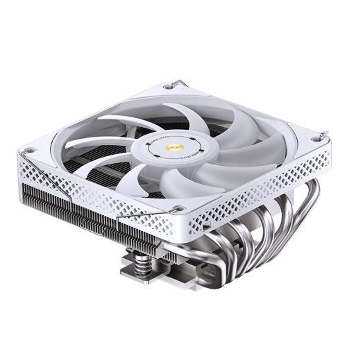 Кулер для процессора/ CPU Cooler JONSBO HP-600 (210W, 4-pin PWM, 66mm, Al/Cu, 6x6mm, ARGB, 1x120mm, 61.51CFM, 37.2dBA, 1800RPM, S: 1700/1200/115X, AM4/AM5 White)