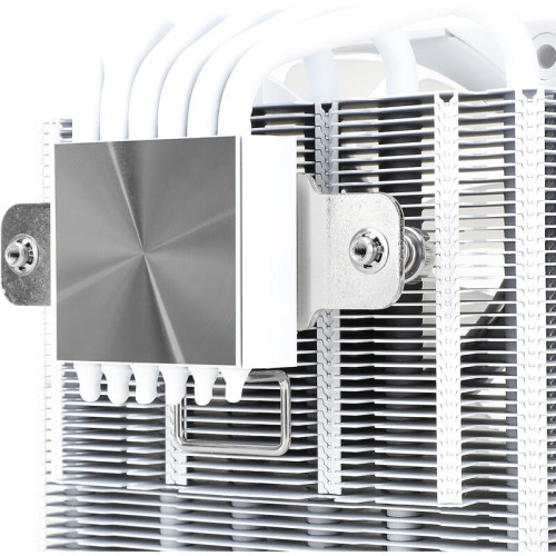 Кулер для процессора/ CPU Cooler Thermalright AXP-120 X67 White Argb (4-pin PWM, 52mm, Ni/Cu, 6x6mm, ARGB, 1x120mm, 59CFM, 26.1dBA, 1800RPM, S: 1851/1700/1200/115X, 2011, 2066, AM5/AM4, white)