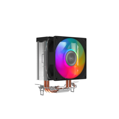 Кулер для процессора/ CPU Cooler SAMA X20 (110W, 4-pin PWM, 123mm, 2x6mm, RGB, 1x92mm, 54.6CFM, 31.2dBA, 2700RPM, S: 1851/1700/1200/115X, AM5/AM4, silver)