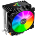 Кулер для процессора/ CPU Cooler JONSBO CR-1200 (95W, 3-pin, 128mm, Al/Cu, 2x6mm, FRGB, 1x92mm, 36CFM, 30.5dBA, 2000RPM, S: 1700/1200/115X, AM4/AM5 Black)