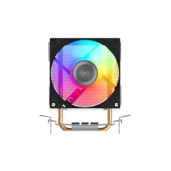 Кулер для процессора/ CPU Cooler SAMA X20 (110W, 4-pin PWM, 123mm, 2x6mm, RGB, 1x92mm, 54.6CFM, 31.2dBA, 2700RPM, S: 1851/1700/1200/115X, AM5/AM4, silver)
