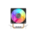 Кулер для процессора/ CPU Cooler SAMA X20 (110W, 4-pin PWM, 123mm, 2x6mm, RGB, 1x92mm, 54.6CFM, 31.2dBA, 2700RPM, S: 1851/1700/1200/115X, AM5/AM4, silver)