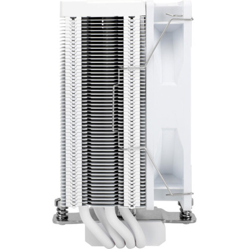 Кулер для процессора/ CPU Cooler Thermalright Assassin Spirit 120 Vision ARGB White (4-pin PWM, LED temp., 154mm, Al/Cu, 4x6mm, ARGB, 1x120mm, 66.17CFM, 25.6dBA, 1500RPM, S: 1851/1700/1200/115X, AM5/AM4, white)