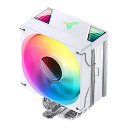 Кулер для процессора/ CPU Cooler JONSBO CR-1000 V2 PRO ARGB (230W, 4-pin PWM, 157mm, Al/Cu, 6x6mm, ARGB, 1x120mm, 59.48CFM, 32.0dBA, 1500RPM, S: 1700/1200/115X, AM4/AM5 White)