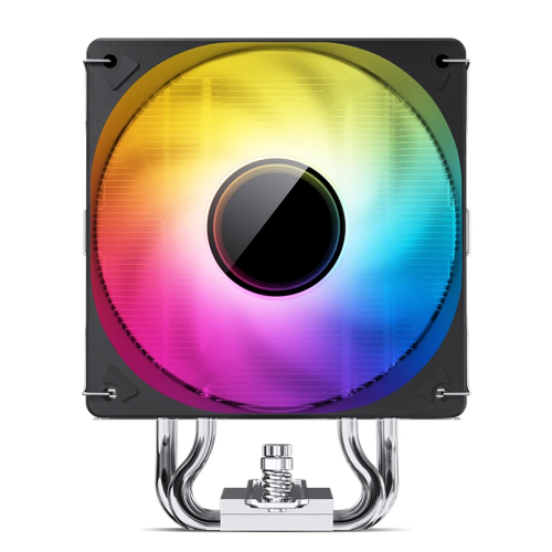 Кулер для процессора/ CPU Cooler JONSBO CR-1000 V2 PRO ARGB (230W, 4-pin PWM, 157mm, Al/Cu, 6x6mm, ARGB, 1x120mm, 59.48CFM, 32.0dBA, 1500RPM, S: 1700/1200/115X, AM4/AM5 Black)