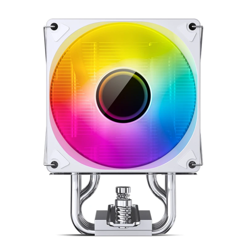Кулер для процессора/ CPU Cooler JONSBO CR-1400 V2 ARGB (180W, 4-pin PWM, 133mm, Al/Cu, 4x6mm, ARGB, 1x92mm, 38.2CFM, 33.8dBA, 2200RPM, S: 1700/1200/115X, AM4/AM5 White)