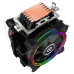 Вентилятор ALSEYE H120D Universal, TDP 200W, Heat Pipe:6mm*6pcs, 800;2000RPM, 11.6-35.3dB(A), RGB, RTL {18} (872339)/(874043)