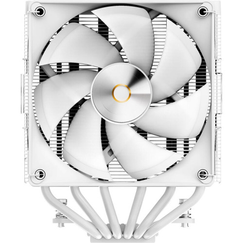 Кулер для процессора/ CPU Cooler Ocypus Delta A62 WH ARGB (260W, 4-pin PWM, 156mm, Al/Cu, 6x6mm, ARGB, 2x120mm, 73CFM, 29dBA, 2000RPM, S: 1851/1700/1200/115X, AM5/AM4, white)