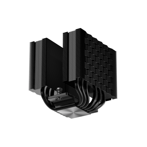 Кулер для процессора/ CPU Cooler PCCooler RZ620M X BK (210W, 4-pin PWM, 118.5mm, Al/Cu, 6x6mm, 1x100mm, 54.2CFM, 32.5dBA, 3000RPM, S: 1851/1700/1200/115X, AM5/AM4, black)