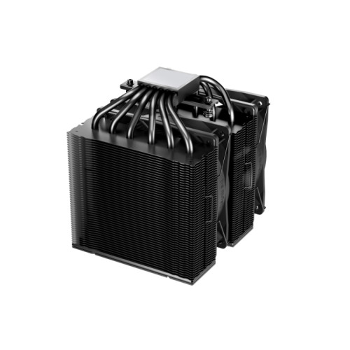 Кулер для процессора/ CPU Cooler be quiet! PURE ROCK PRO 3 Black (250W, 4-pin PWM, 155mm, Al/Cu, 6x6mm, 2x120mm, 59.6CFM, 34.8dBA, 2000RPM, S: 1851/1700/1200/115X, AM5/AM4, black)