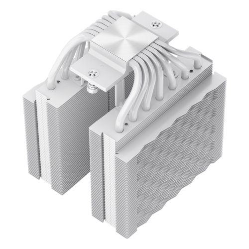 Кулер для процессора/ CPU Cooler PCCooler RT720 TC ARGB WH (270W, 4-pin PWM, 157.5mm, Al/Cu, 7x6mm, ARGB, 2x120mm, 73.32CFM, 34.9dBA, 2200RPM, S: 1851/1700/1200/115X, AM5/AM4, white)