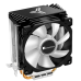 Кулер для процессора/ CPU Cooler JONSBO CR-1200 (95W, 3-pin, 128mm, Al/Cu, 2x6mm, FRGB, 1x92mm, 36CFM, 30.5dBA, 2000RPM, S: 1700/1200/115X, AM4/AM5 Black)