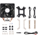 Кулер для процессора/ Cooler Master Hyper 212 EVO V2 with 1700 (130W, 4-pin, 154mm, tower, Al/Cu, fans: 1x120mm/62CFM/27dBA/1800rpm, 1700/1200/115X/2066/2011-V3/2011/AM5/AM4/AM3/AM3+/AM2/AM2+/FM2/FM2+/FM1)