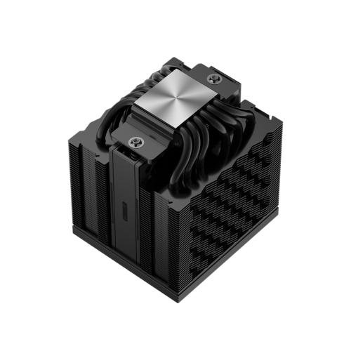 Кулер для процессора/ CPU Cooler PCCooler RZ620M X BK (210W, 4-pin PWM, 118.5mm, Al/Cu, 6x6mm, 1x100mm, 54.2CFM, 32.5dBA, 3000RPM, S: 1851/1700/1200/115X, AM5/AM4, black)