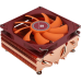 Кулер для процессора/ CPU Cooler Thermalright AXP-90 X53 Full (4-pin PWM, 38mm, Cu/Cu, 4x6mm, 1x92mm, 42.58CFM, 22.4dBA, 2700RPM, S: 1851/1700/1200/115X, AM5/AM4, orange, red)