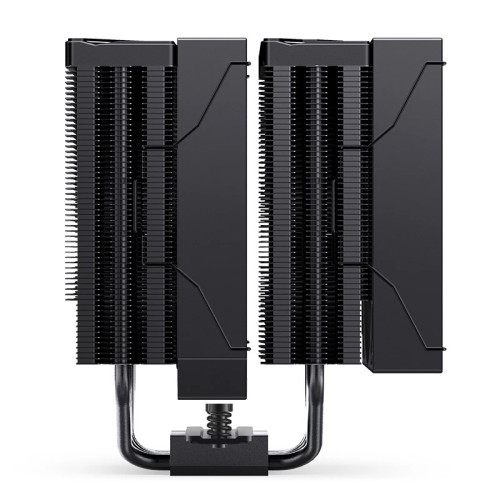 Кулер для процессора/ CPU Cooler JONSBO CA90 ARGB (270W, 4-pin PWM, 159mm, Al/Cu, 6x6mm, ARGB, 1x130mm + 1x120mm, 76.57CFM/69.61CFM, 31.4dBA/32.6dBA, 1800RPM/1800RPM, S: 1851/1700/1200/115X, AM4/AM5 Black)