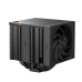 Кулер для процессора/ PCCooler RZ820 BK (289W, 4-pin PWM, 165mm, Al/Cu, 4x8mm+4x6mm, 1x140mm+1x150mm, 71.9CFM/86.7CFM, 27.1dBA/32dBA, 1500RPM/2200RPM, S: 1851, 1700, 1200, 20XX, 115X, AM5, AM4, black)