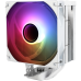 Кулер для процессора/ CPU Cooler Thermalright Assassin Spirit 120 Vision ARGB White (4-pin PWM, LED temp., 154mm, Al/Cu, 4x6mm, ARGB, 1x120mm, 66.17CFM, 25.6dBA, 1500RPM, S: 1851/1700/1200/115X, AM5/AM4, white)