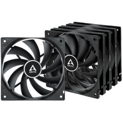Вентилятор корпусной ARCTIC Cooling F12 Value pack Black (5pc)  (ACFAN00248A) (703291) {12}