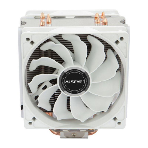 Вентилятор ALSEYE S120D-W Universal, TDP 135W, 2x120FAN, 4 heat pipe, WHITE, PWM, RTL{20} (874265)