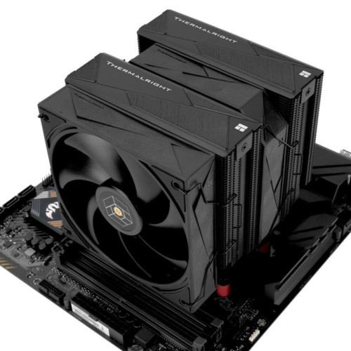 Вентилятор для процессора Thermalright Cooler Royal Pretor 130 Black / PWM/ all Intel/AMD/ 2 fans/ 6mm*6/ Screws Вентилятор для процессора Thermalright Cooler Royal Pretor 130 Black / PWM/ all Intel/AMD/ 2 fans/ 6mm*6/ Screws