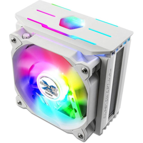 Кулер Zalman CNPS10X Optima II RGB Soc-AM5/AM4/1200/1700/1851 белый 4-pin 17-27dB Al+Cu 180W 740gr Ret (CNPS10X OPTIMA II WHITE RGB) [CNPS10X OPTIMA II WHITE RGB]