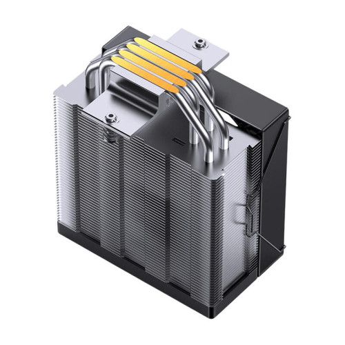 Кулер для процессора/ CPU Cooler JONSBO CB40 ARGB (225W, 4-pin PWM, 153.5mm, Al/Cu, 4x6mm, ARGB, 1x120mm, 77.07CFM, 35.4dBA, 1800RPM, S: 1851/1700/1200/115X, AM4/AM5 Black)