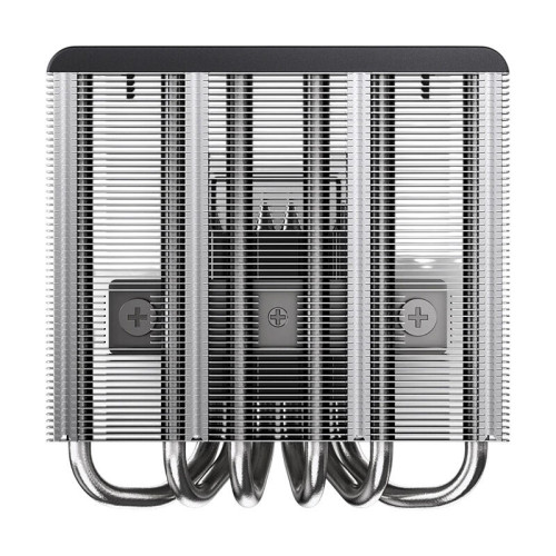 Кулер для процессора/ CPU Cooler JONSBO HP-600 (210W, 4-pin PWM, 66mm, Al/Cu, 6x6mm, 1x120mm, 61.51CFM, 37.2dBA, 1800RPM, S: 1700/1200/115X, AM4/AM5 Black)