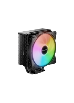 Кулер для процессора/ CPU Cooler be quiet! PURE ROCK 3 LX (190W, 4-pin PWM, 154mm, Al/Cu, 4x6mm, ARGB, 1x120mm, 61.8CFM, 31.2dBA, 2000RPM, S: 1851/1700/1200/115X, AM5/AM4, black)