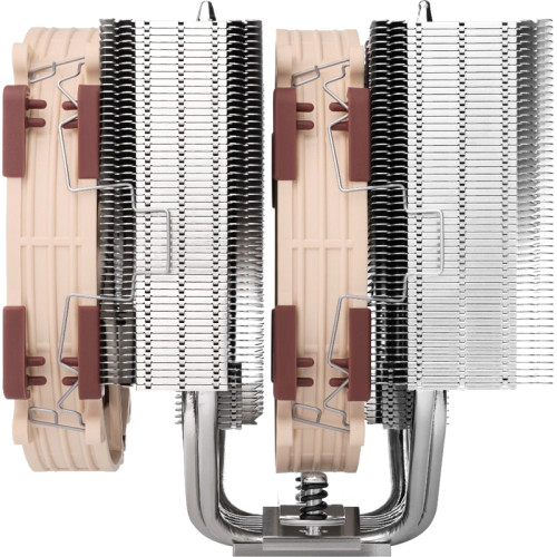Кулер для процессора/ CPU Cooler Noctua NH-D15 G2 HBC (228W, 4-pin PWM, 168mm, Al/Cu, 8x6mm, 2x140mm, 91.5CFM, 24.8dBA, 1500RPM, S: 1851/1700/1200/115X, AM5/AM4, Beige/Brown)