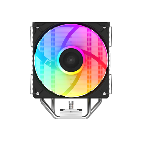 Кулер для процессора/ CPU Cooler SAMA A40L (240W, 4-pin PWM, 152mm, 4x6mm, ARGB, 1x120mm, 78CFM, 29dBA, 2200RPM, S: 1851/1700/1200/115X, AM5/AM4, silver)