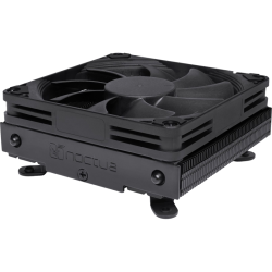Кулер для процессора/ CPU Cooler Noctua NH-L9i-17xx chromax.black (59W, 4-pin PWM, 37mm, Al/Cu, 2x6mm, 1x92x92x14mm, 33.84CFM, 23.6dBA, 2500RPM, S: 1851/1700, Black)