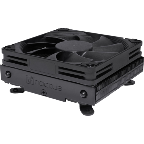 Кулер для процессора/ CPU Cooler Noctua NH-L9i-17xx chromax.black (59W, 4-pin PWM, 37mm, Al/Cu, 2x6mm, 1x92x92x14mm, 33.84CFM, 23.6dBA, 2500RPM, S: 1851/1700, Black)
