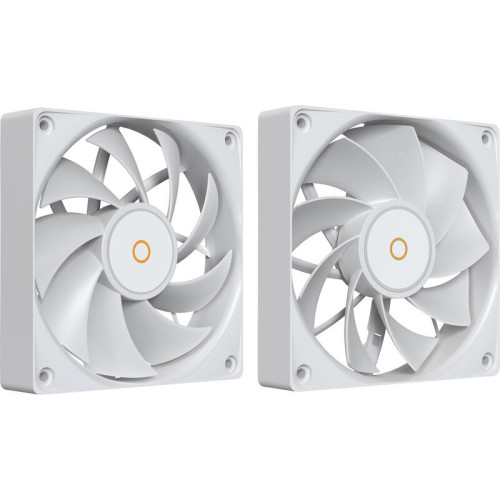 Кулер для процессора/ CPU Cooler Ocypus Delta A62 EX WH Digital (250W, 4-pin PWM, LED temp., 160mm, Al/Cu, 6x6mm, 2x120mm, 70CFM, 31dBA, 1800RPM, S: 1851/1700/1200/115X, AM5/AM4, white)