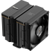Кулер для процессора/ CPU Cooler Ocypus Iota A62 BK (260W, 4-pin PWM, LED temp., 158mm, Al/Cu, 6x6mm, 2x120mm, 77CFM, 29dBA, 2000RPM, S: 1851/1700/1200/115X, AM5/AM4, black)