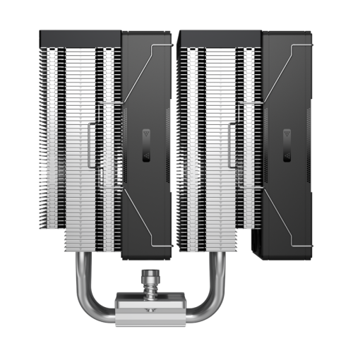 Кулер для процессора/ PCCooler RZ620 (260W, 4-pin PWM, 158mm, Al/Cu, 6x6mm, 2x120mm, 86.73CFM, 32dBA, 1800RPM, S: 1851/1700/1200/115X, AM5/AM4, black)