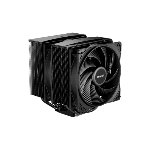 Кулер для процессора/ CPU Cooler be quiet! PURE ROCK PRO 3 Black (250W, 4-pin PWM, 155mm, Al/Cu, 6x6mm, 2x120mm, 59.6CFM, 34.8dBA, 2000RPM, S: 1851/1700/1200/115X, AM5/AM4, black)